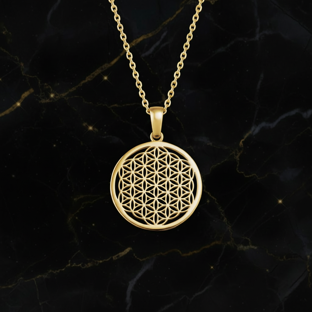 Flower of Life Necklace - Clean